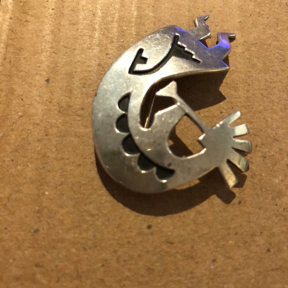 Sterling silver pin